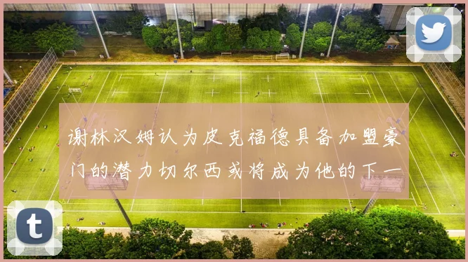 谢林汉姆认为皮克福德具备加盟豪门的潜力切尔西或将成为他的下一个选择